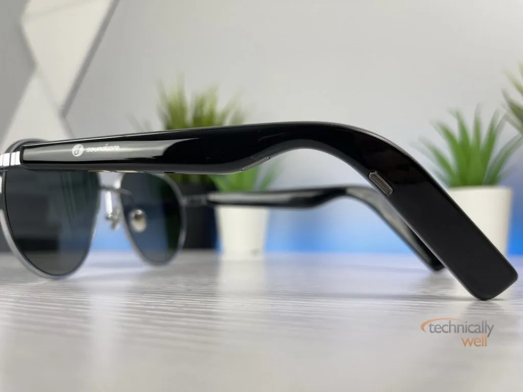 Soundcore Frames close-up image on the speakers